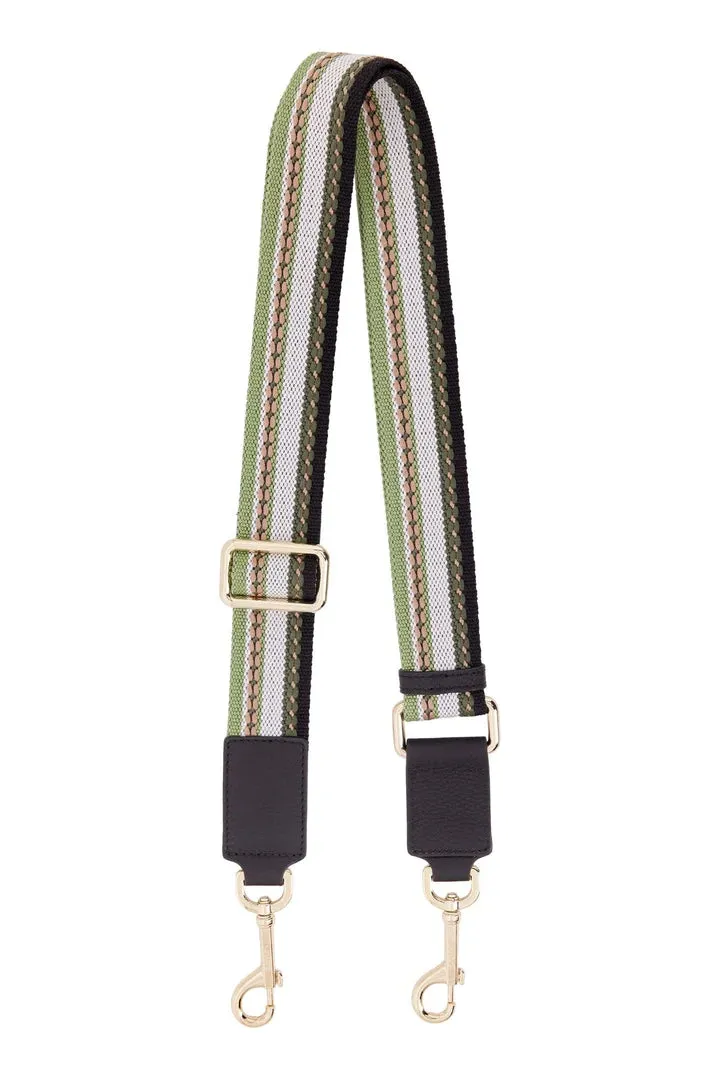 Saben Feature Strap Webbing Multi Green