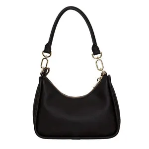 Saben Odette Handbag Black Python