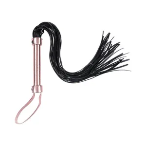 Sandm Brat Flogger Black/ Rose Gold