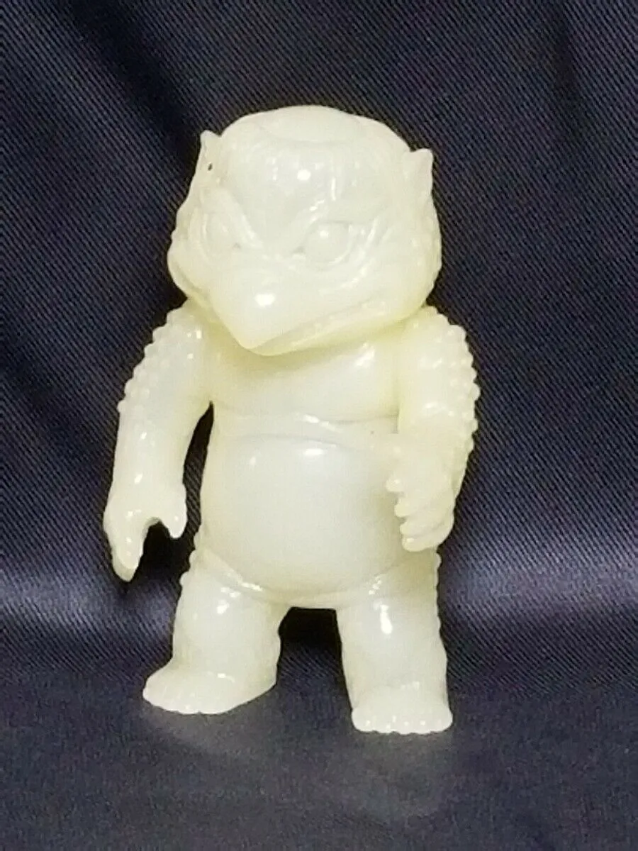 Shikaruna Siccaluna Koubou Kappa GID Unpainted Sofubi Kaiju Blank Glow-in-the-Dark Soft Vinyl Designer Toy Figure