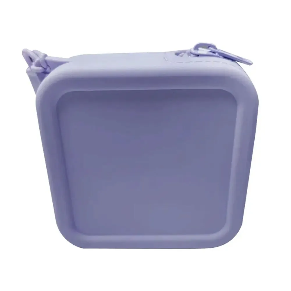 Silicone Square  Storage Cosmetic Bag