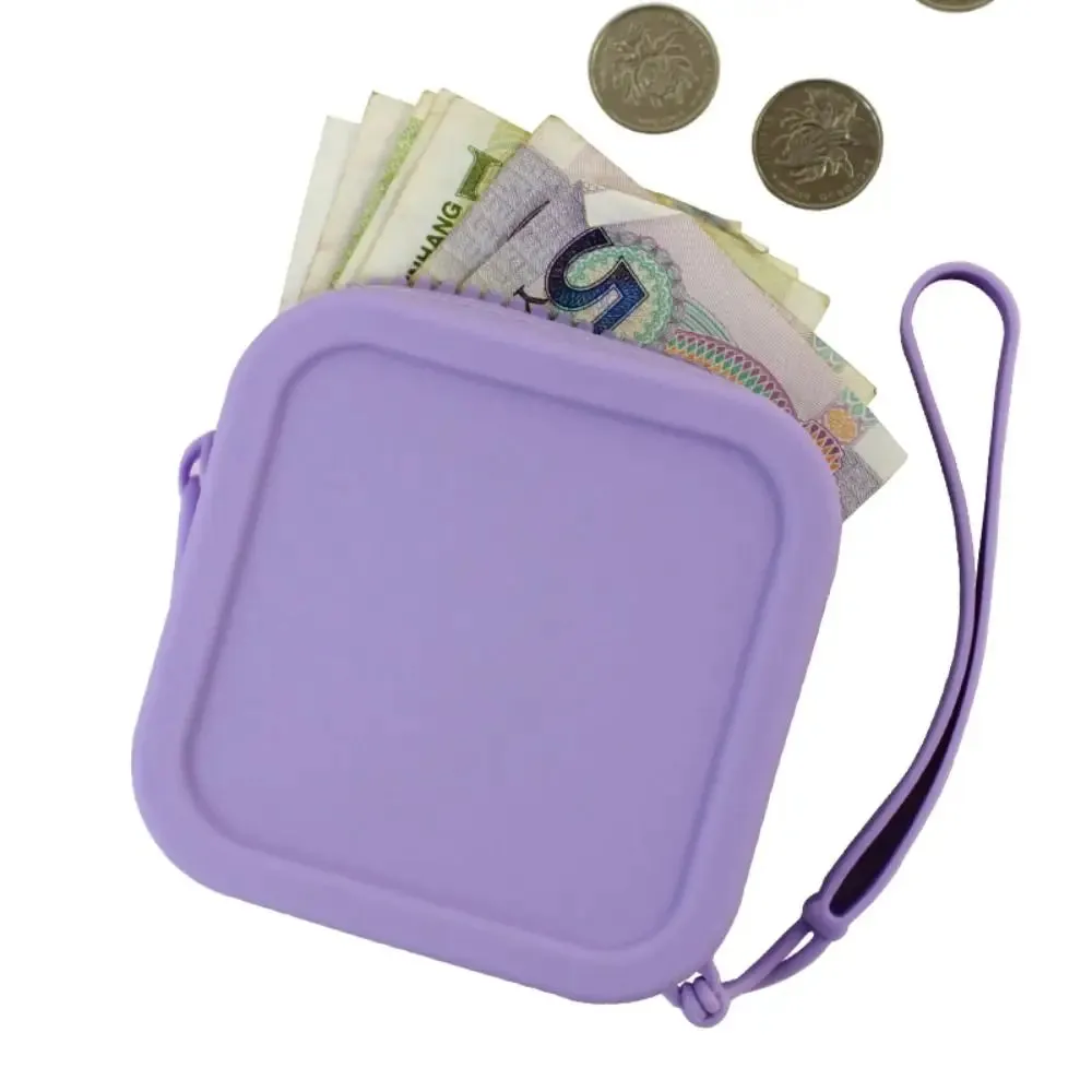 Silicone Square  Storage Cosmetic Bag