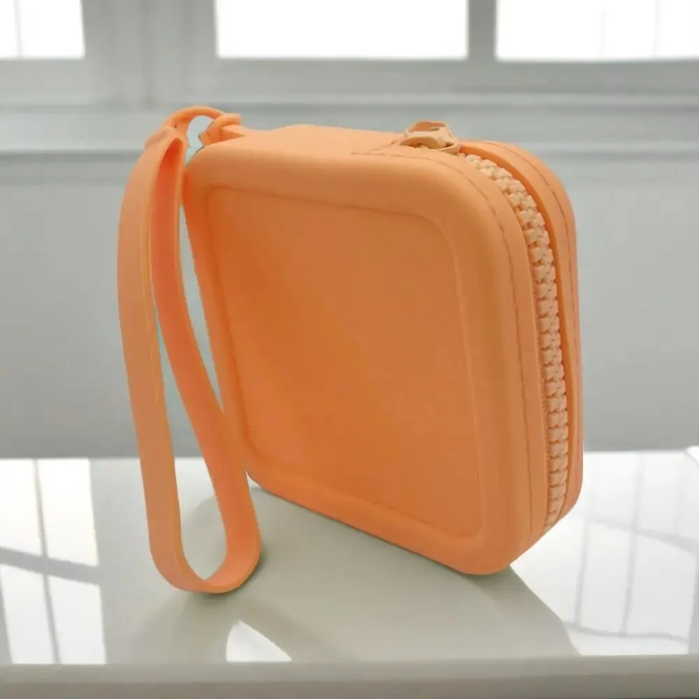 Silicone Square  Storage Cosmetic Bag