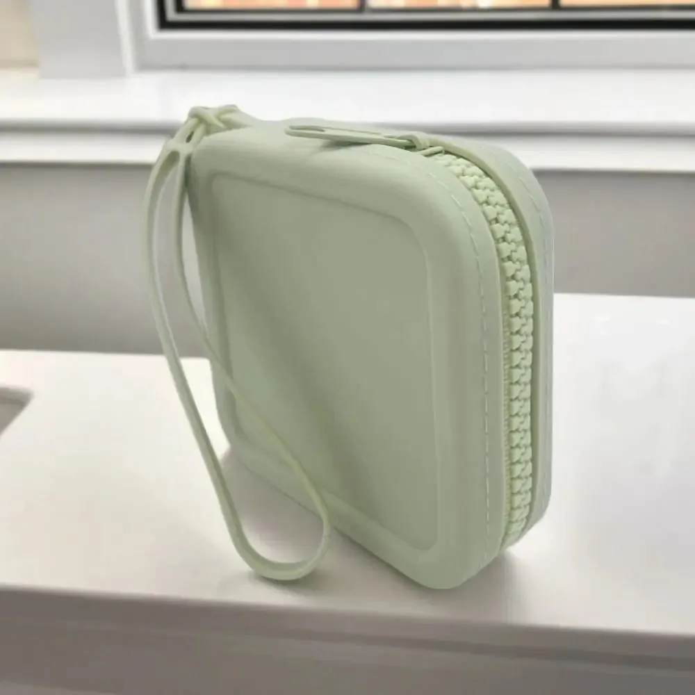 Silicone Square  Storage Cosmetic Bag