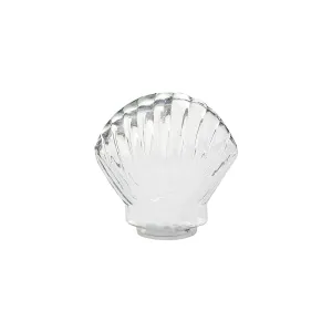 Small Fan Shell Glass Figurine