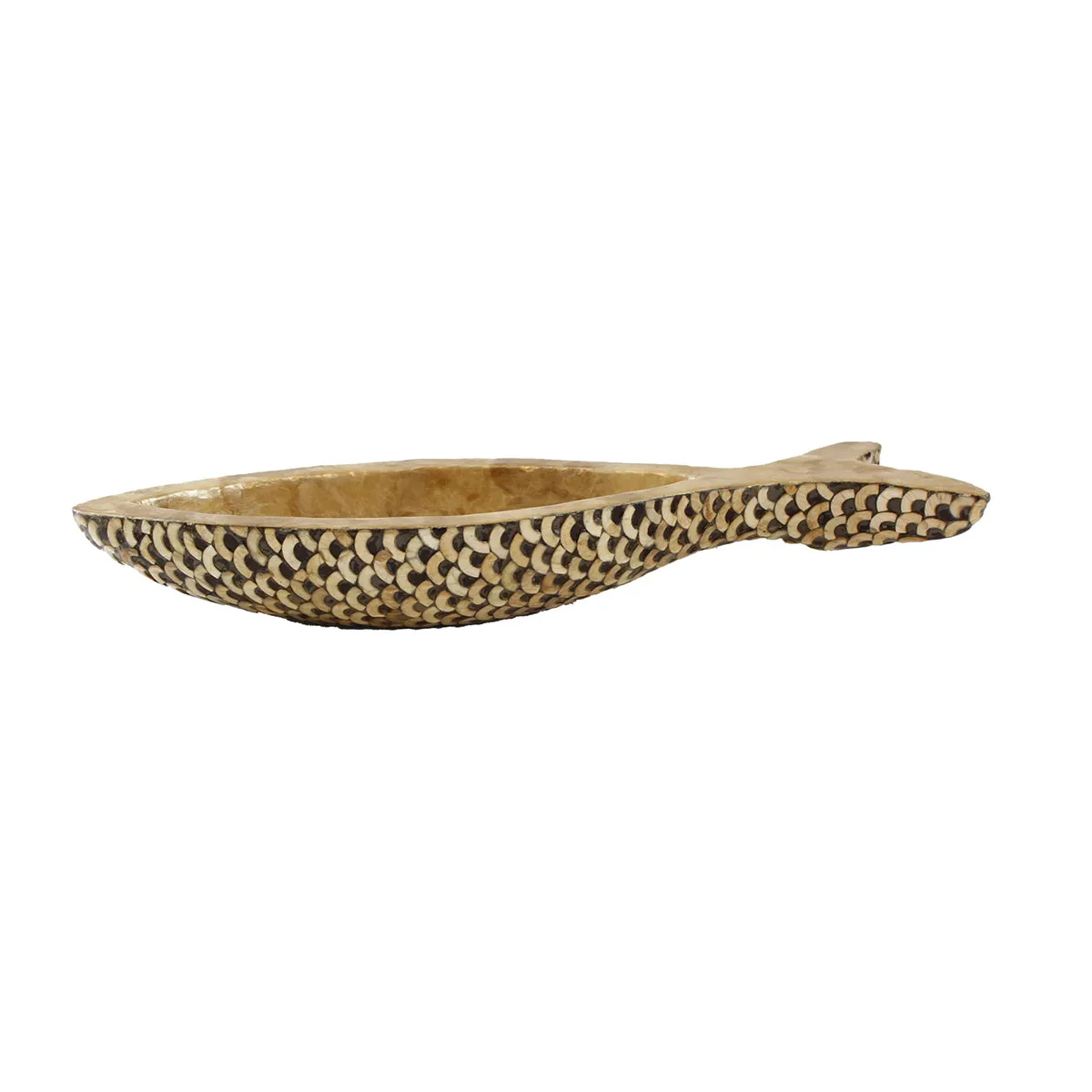 Small Gold & Brown Fish Tray