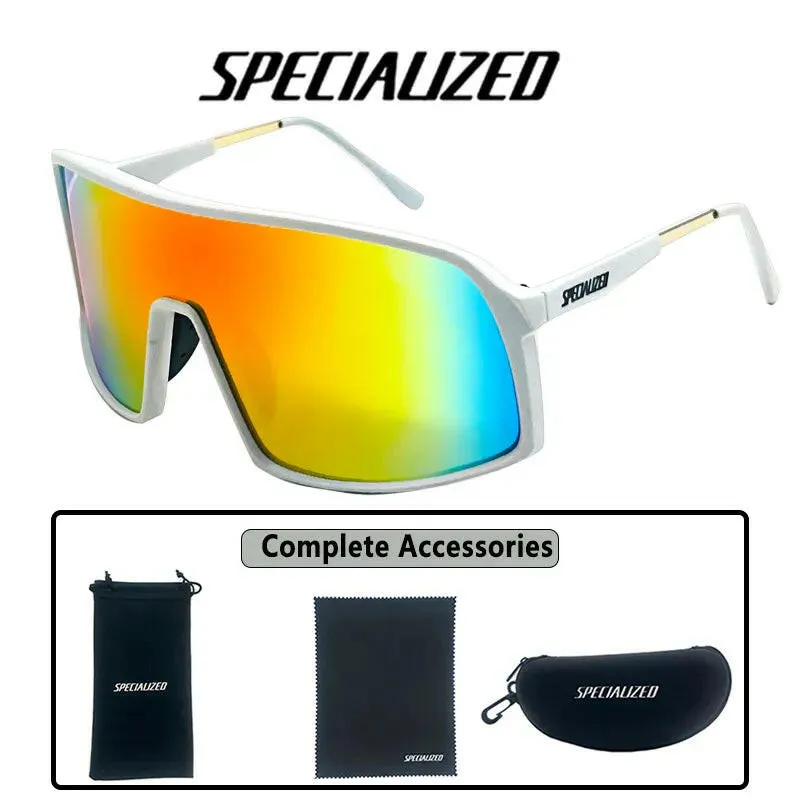 SPECIAUZED Photochromic Cycling Sunglasses UV400  MTB Riding Sun glasses Men Women Road Bike Goggles Outdoor Runing Glasses