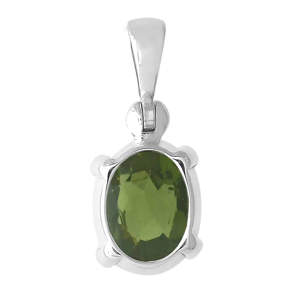 Starborn 2 Carat Faceted Moldavite Pendant