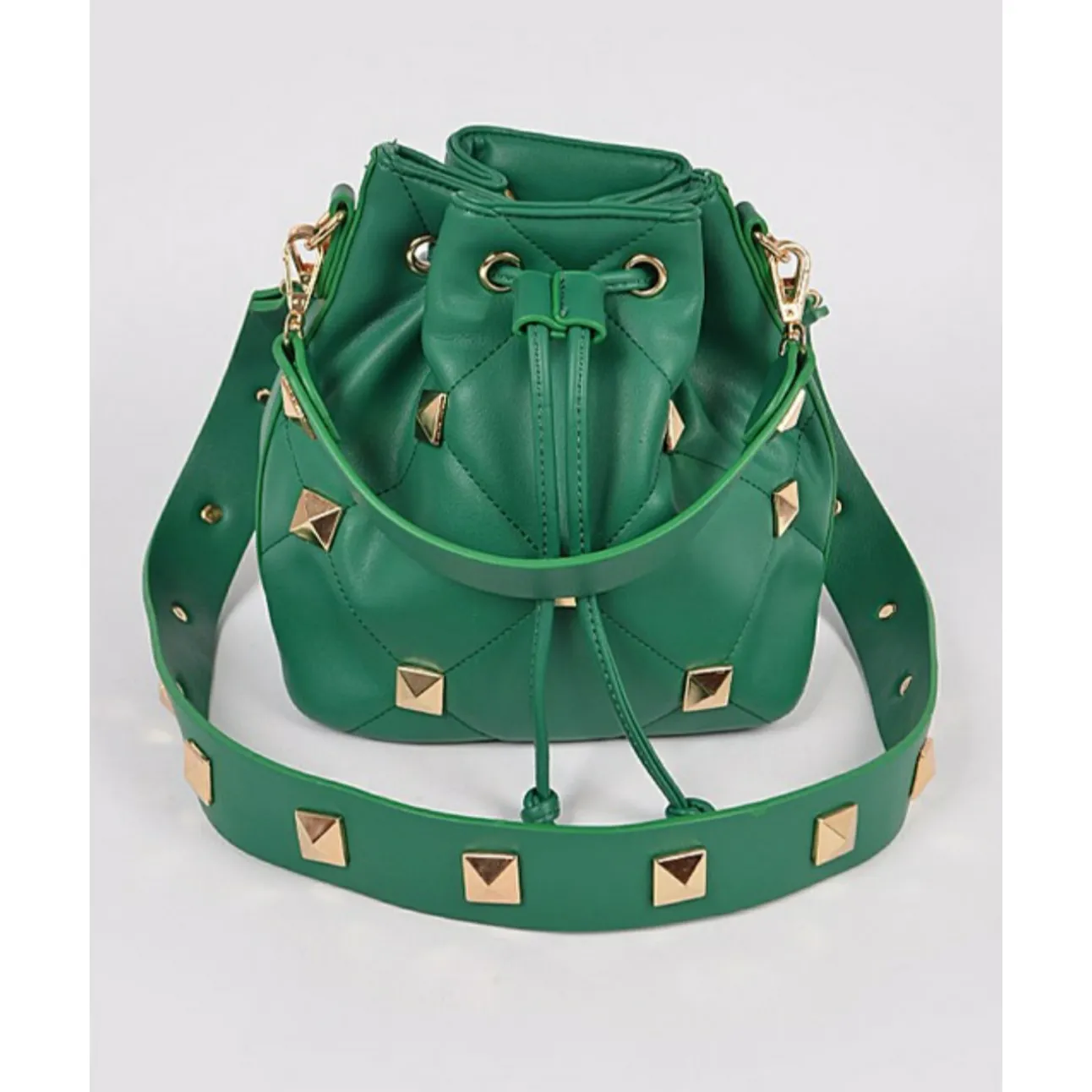 Studded Bucket Bag