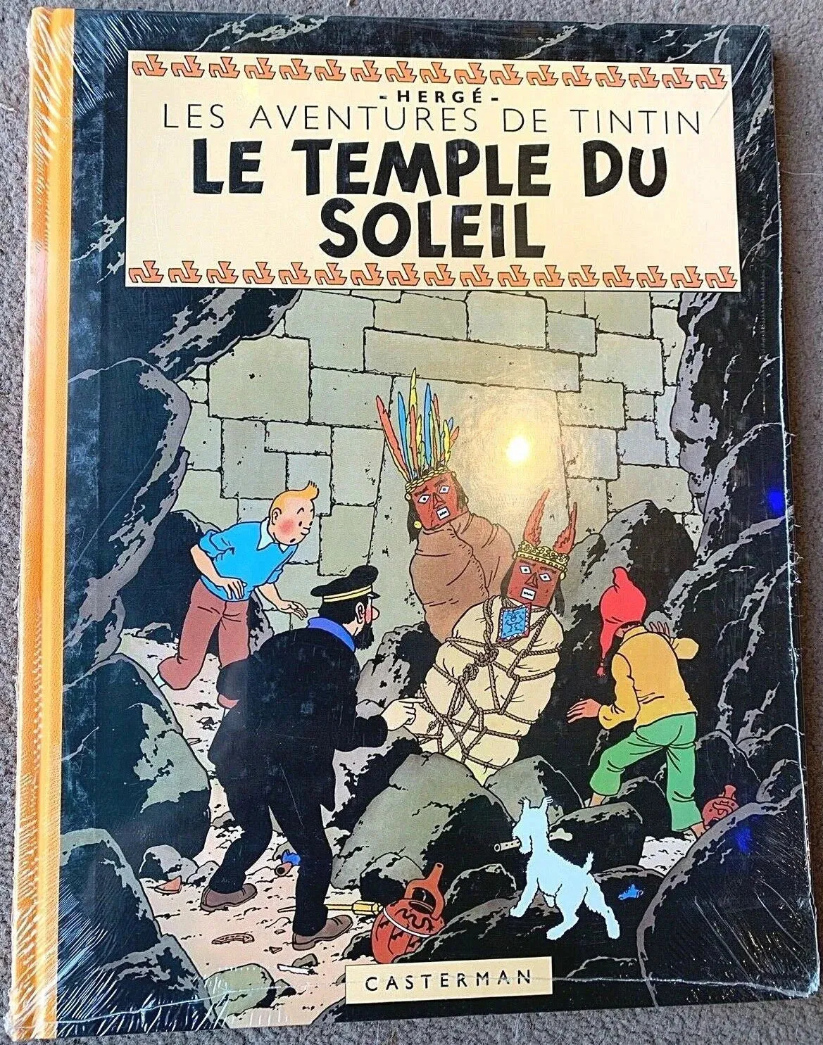 Temple Du Soleil - Rare Facsimile 1st Colour Edition Hardback Tintin Book 2002 EO