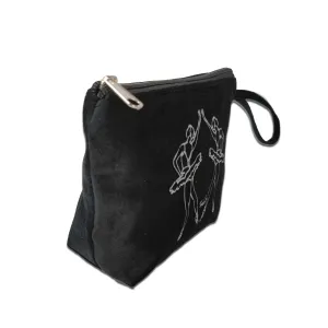 Tendu Velour Cosmetic Bag- T1084