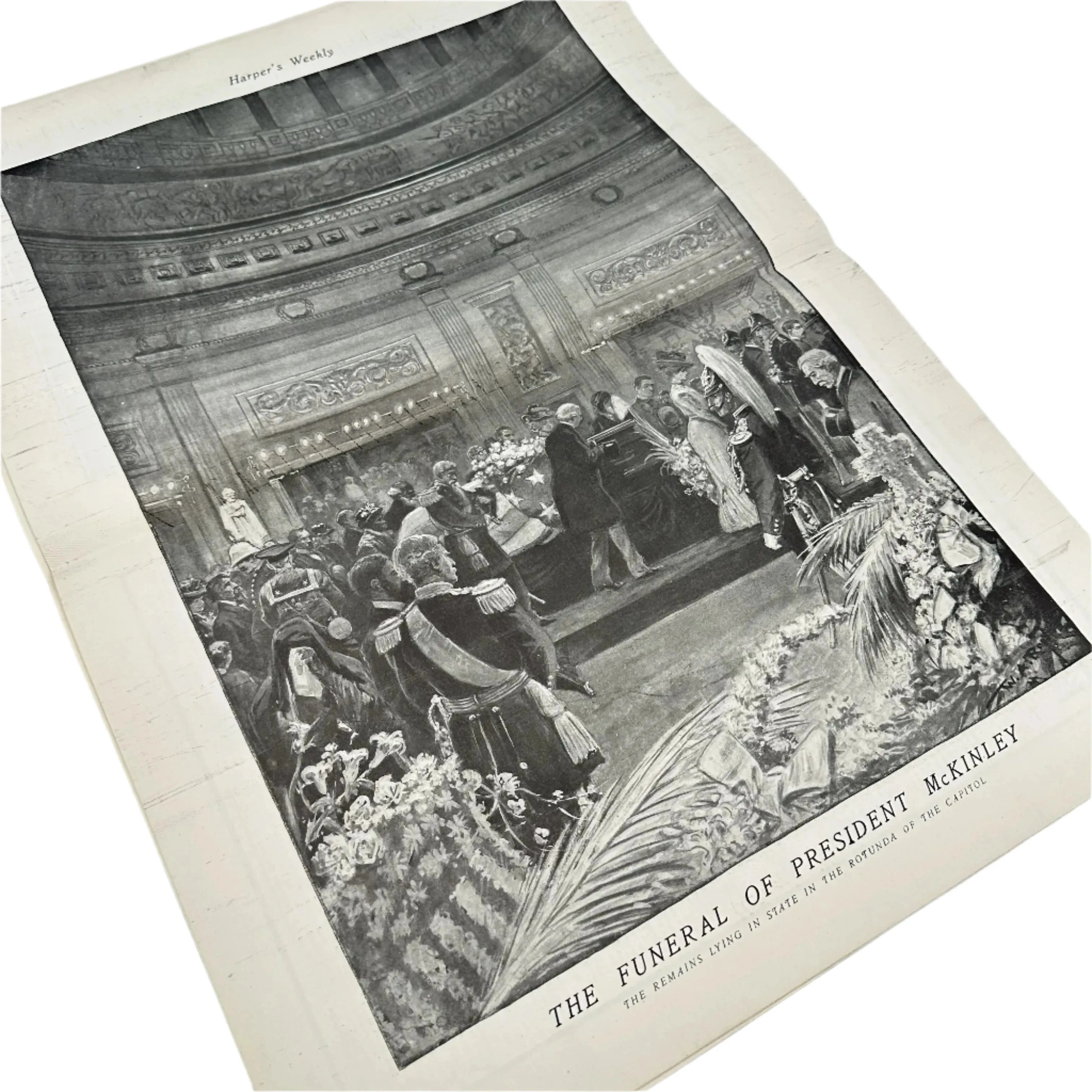 Three "Harper's Weekly" Editions reporting the Funeral of McKinley and the Presidency of Theodore Roosevelt