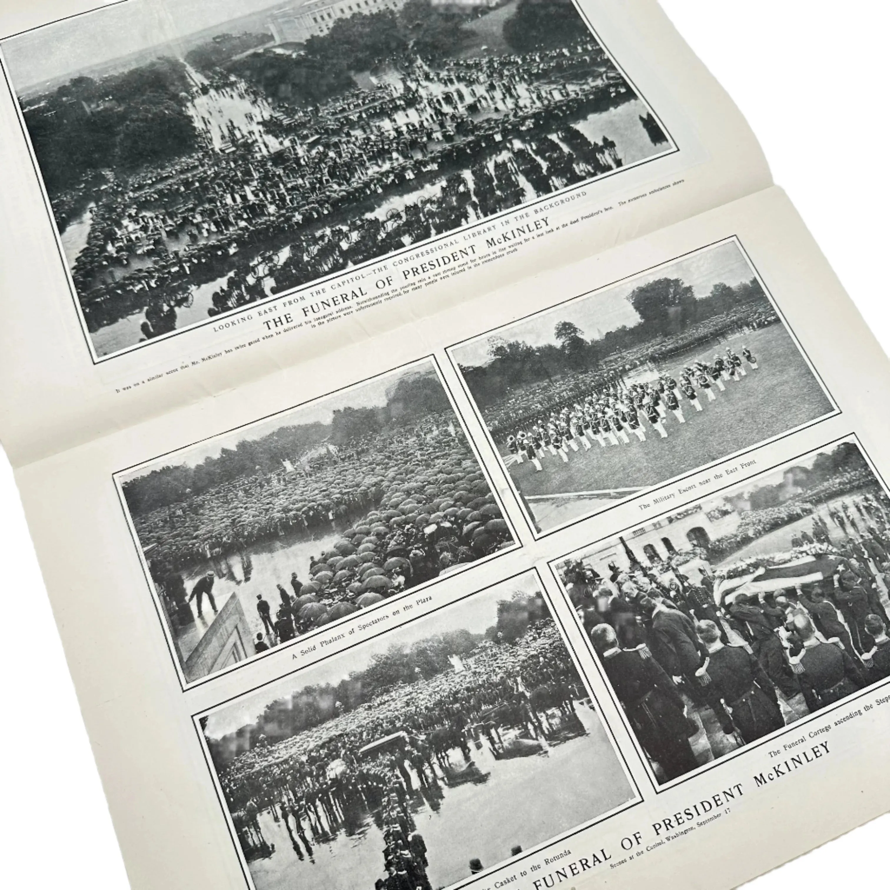 Three "Harper's Weekly" Editions reporting the Funeral of McKinley and the Presidency of Theodore Roosevelt