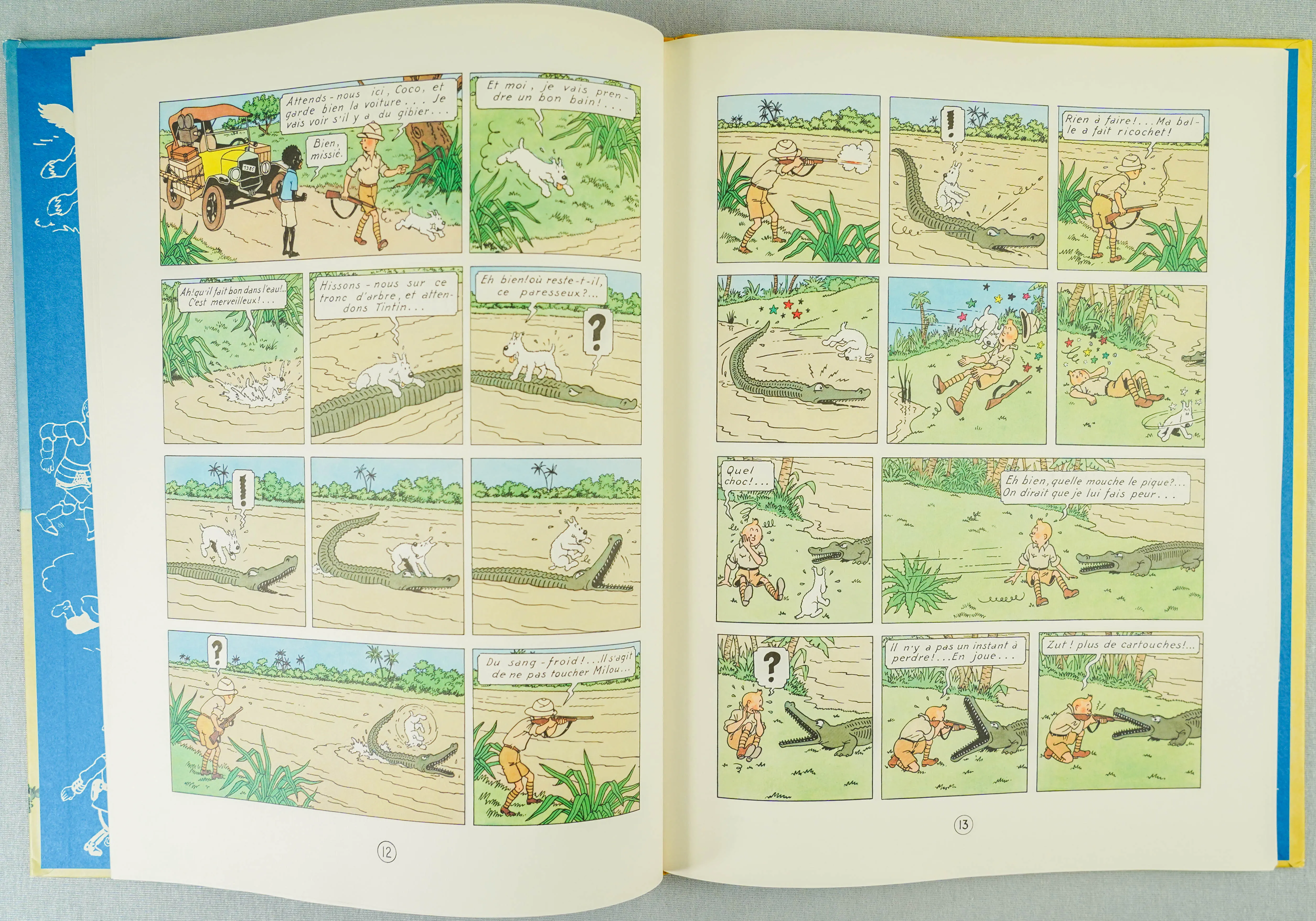 Tintin Au Congo - Rare Facsimile 1st Colour Edition Hardback Tintin Book 2002 Belge EO