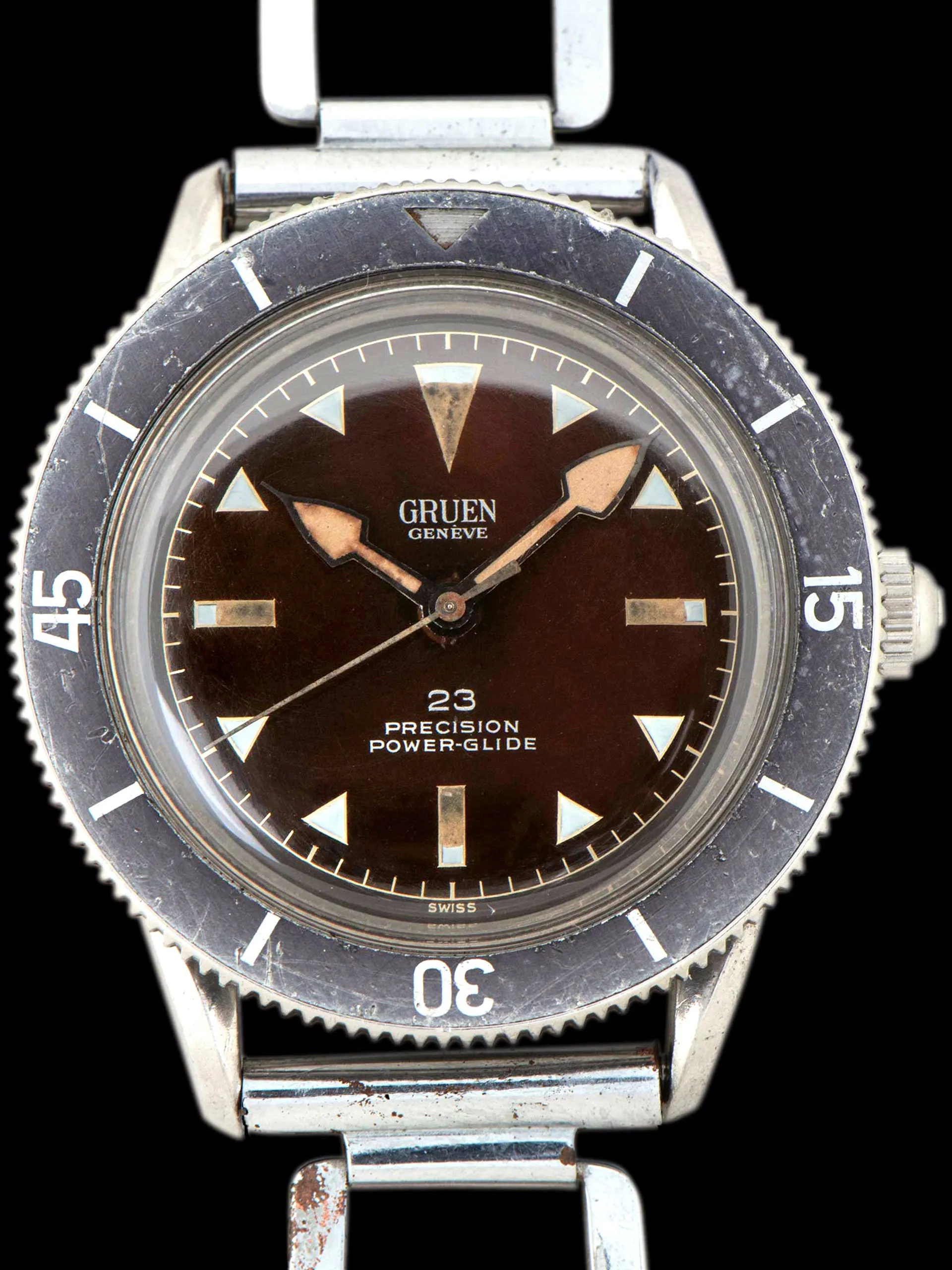 Tropical 1950s Gruen Ocean Chief Diver