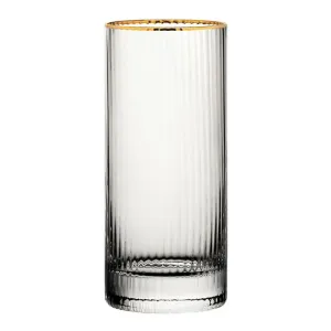 Utopia Hayworth Hiball Gold Rim Glasses 355ml (Pack of 6)