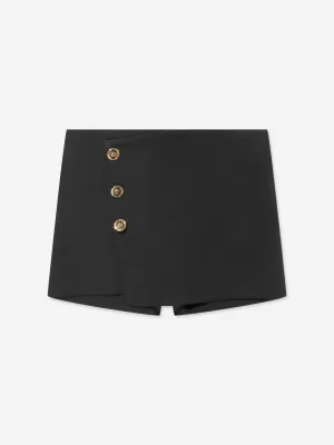 Versace Girls Jersey Skort in Black