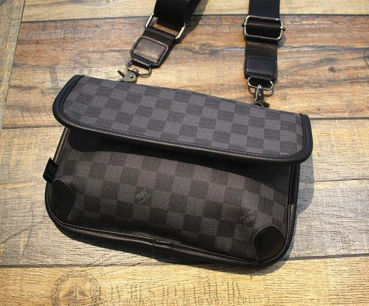 Vvsha  Christmas Gift Checkered Crossbody Bag