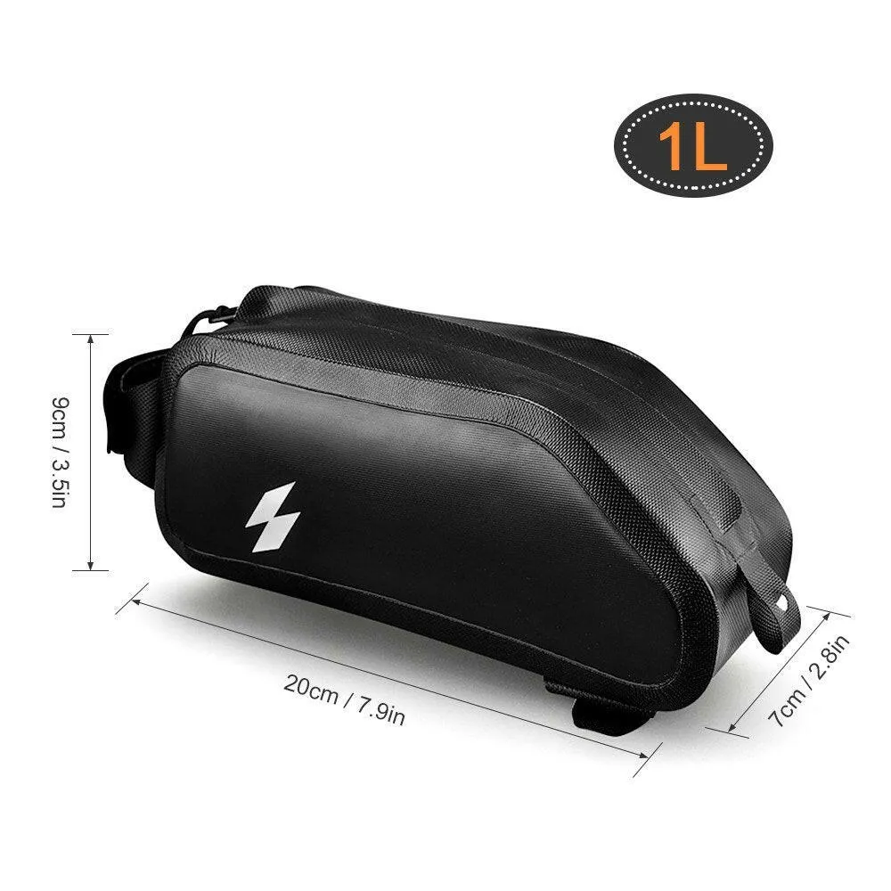 Waterproof Bicycle Top Tube Bag Cycling Bike Front Frame Bag Road Bike Pannier Pouch