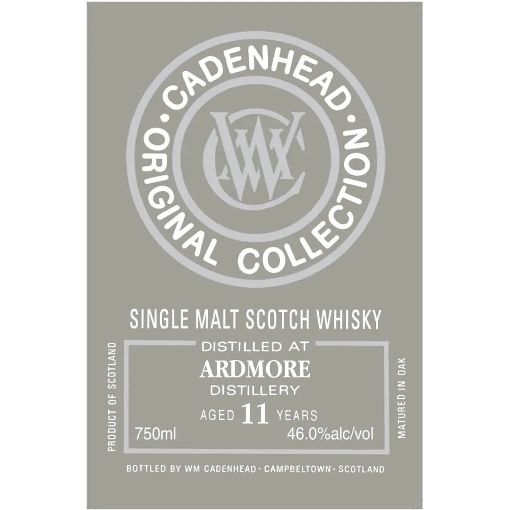 WM Cadenhead Original Collection 11 Year Old Ardmore Distillery