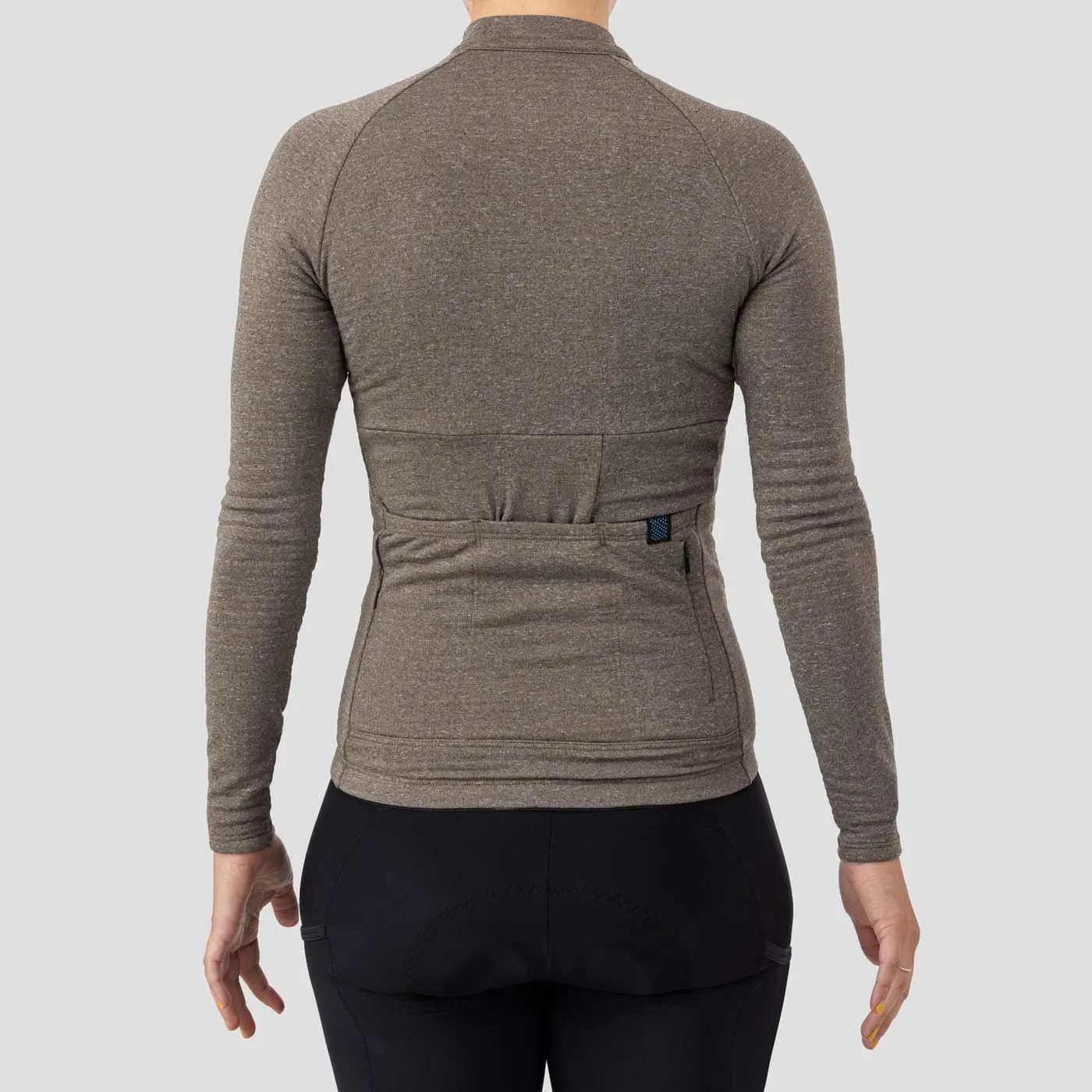 Women's Merino Grid Thermal Jersey - Coyote