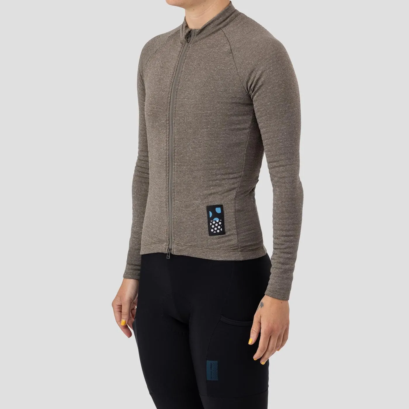 Women's Merino Grid Thermal Jersey - Coyote