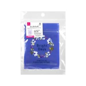 Zipper Bags Blurred Flower 3.34in x 4.33in 10pcs