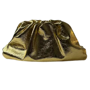 Zyla Gold Dumpling Bag