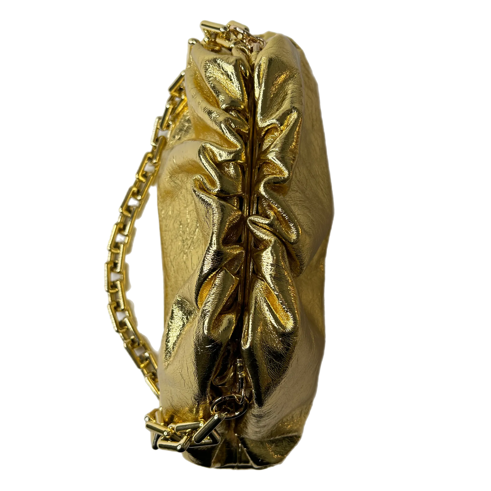 Zyla Gold Dumpling Bag